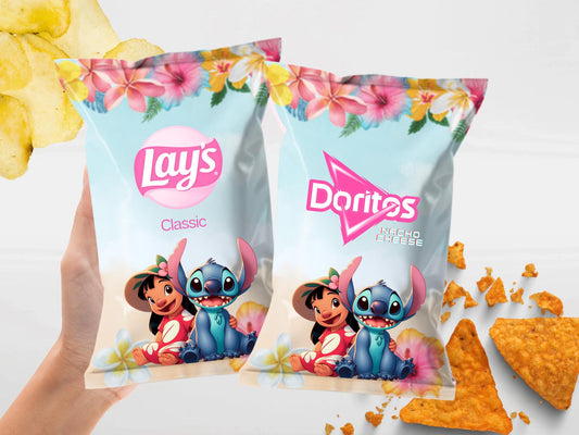 Lilo and Stitch Chip Bags | Mixed chips