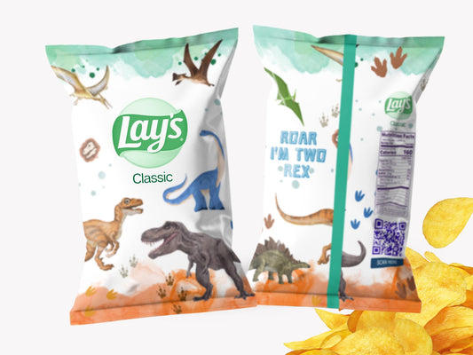 Dinosaur Birthday Chips