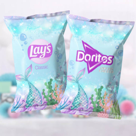 Mermaid Chip Bags | Filled treats