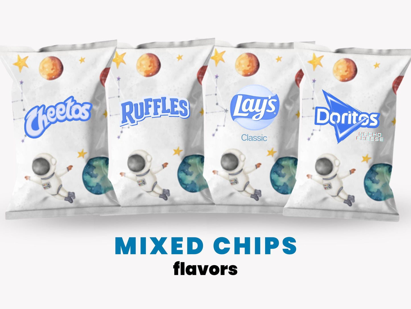 Space Chip Bags | Filled treats