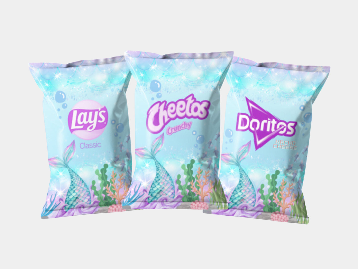 Mermaid Chip Bags | Filled treats