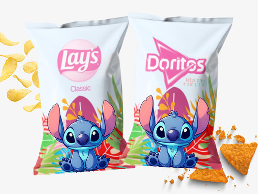 Stitch Tropical Chip Bags | Mixed chips
