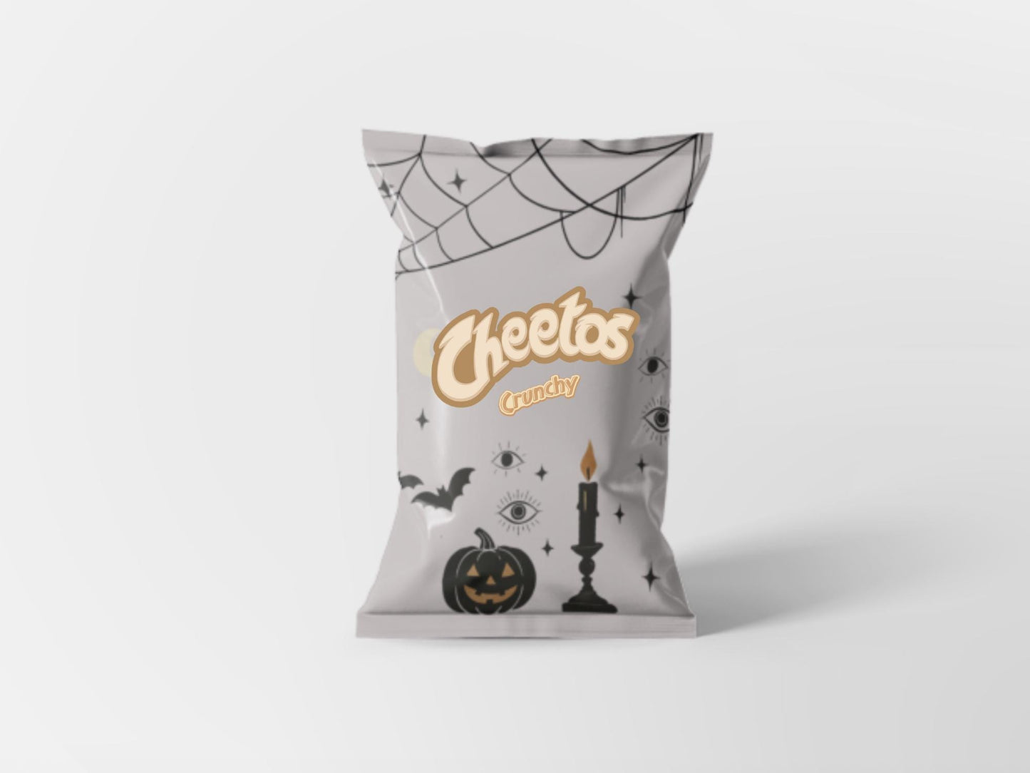 Halloween Goth Chip Bags - Filled treats