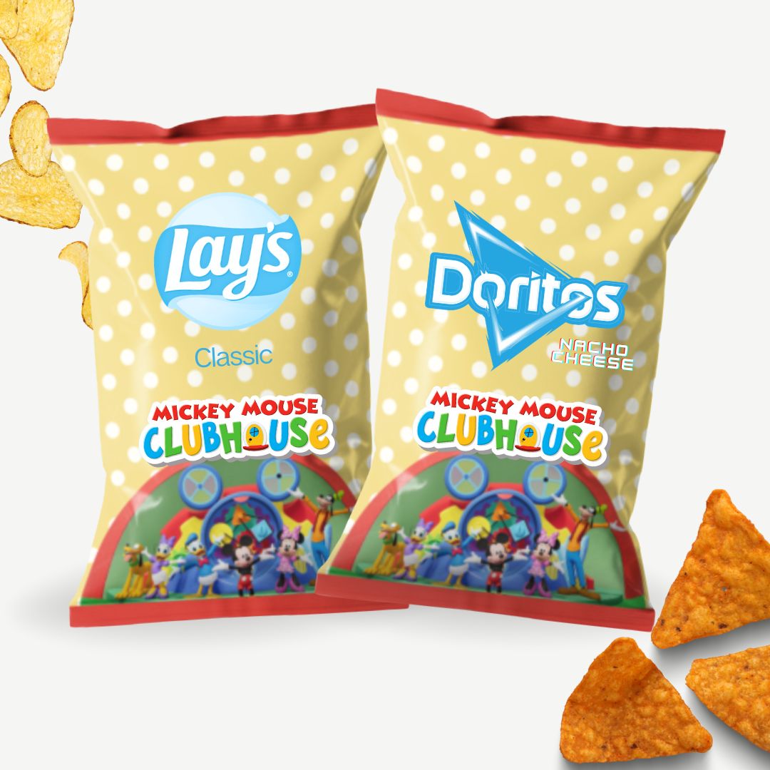 Mickey Mouse Chip Bags | Filled treats
