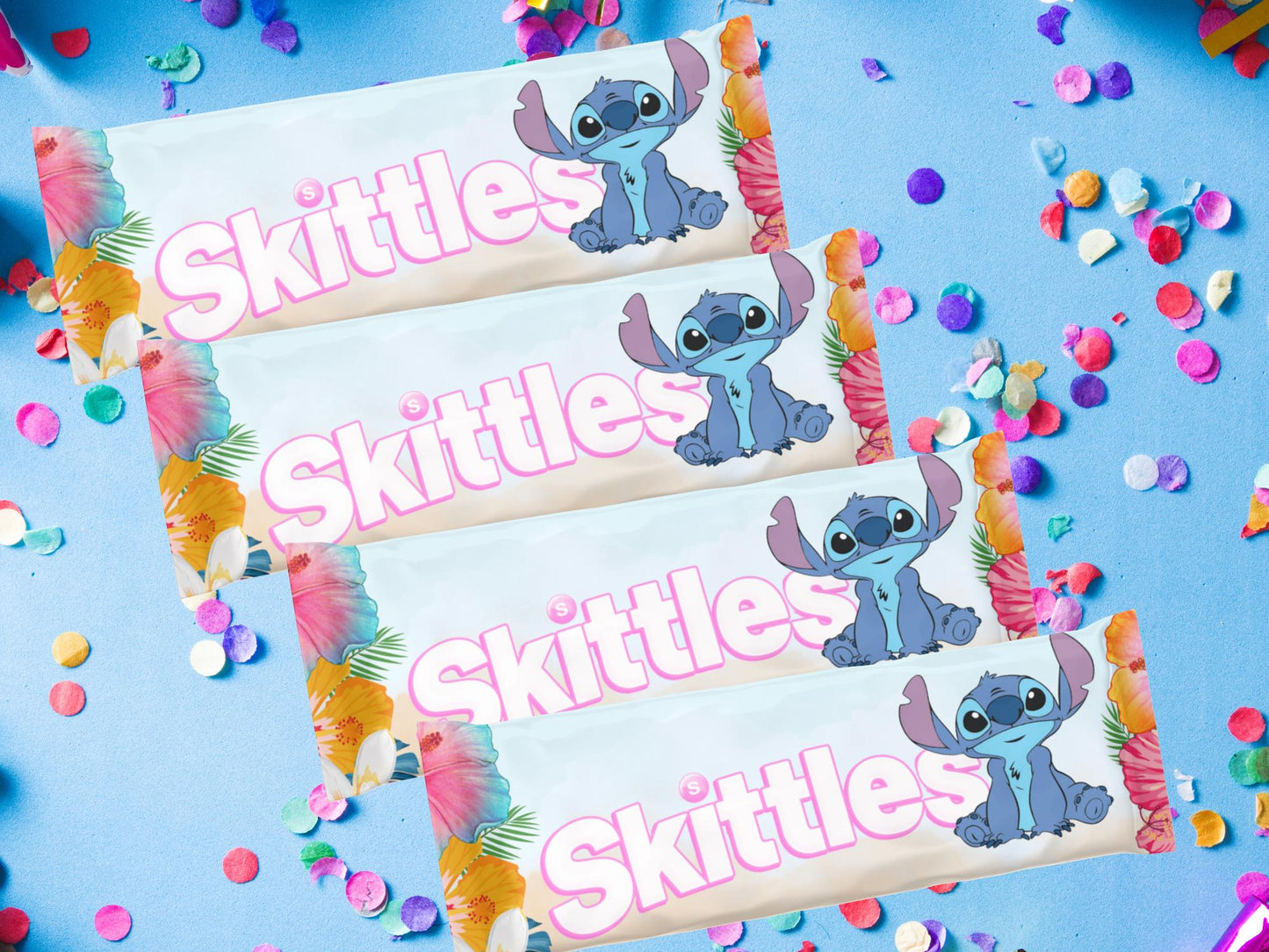 Stitch Skittles Bags Lilo and Stitch Birthday Treats, Stitch Party Favor Bags Birthday Party, Decorations for parties favors for kids