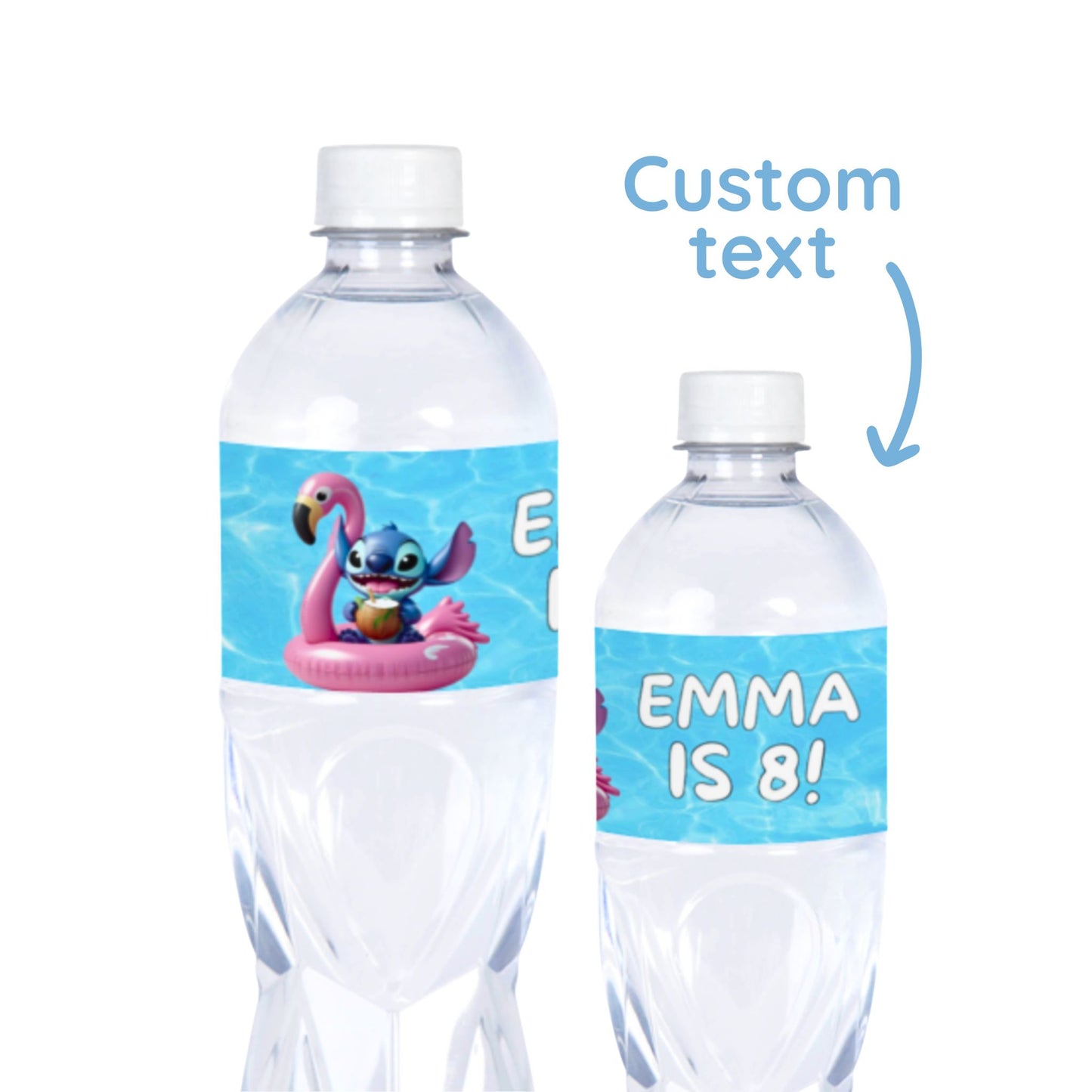 Water labels | Stitch Pool Party