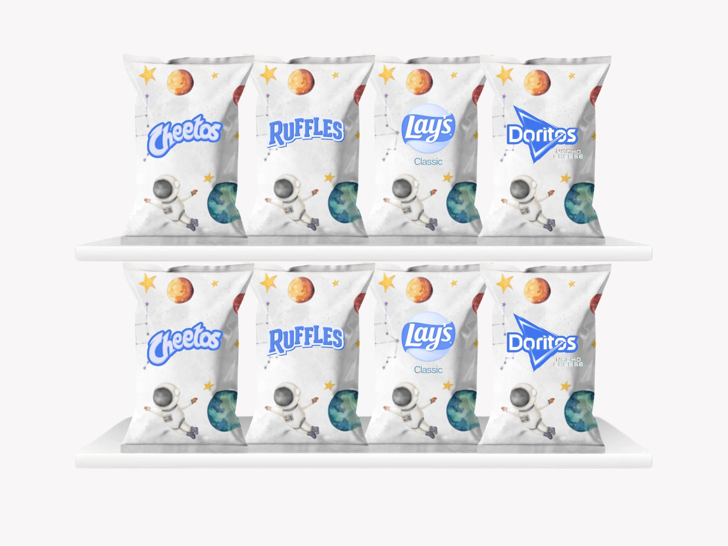 Space Chip Bags | Filled treats