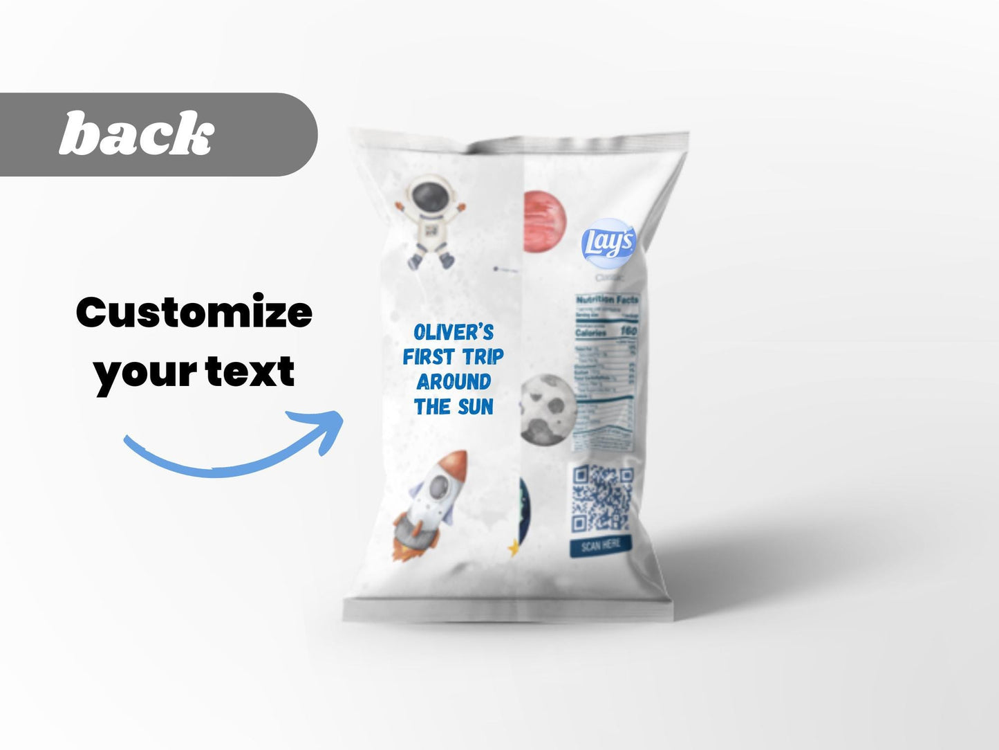 Space Chip Bags | Filled treats