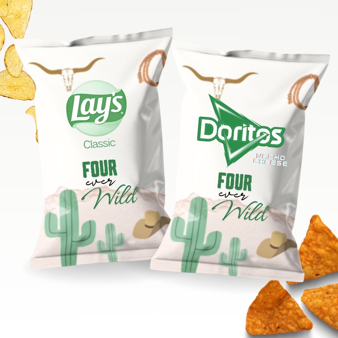 Four Ever Wild Chip Bags | Filled treats