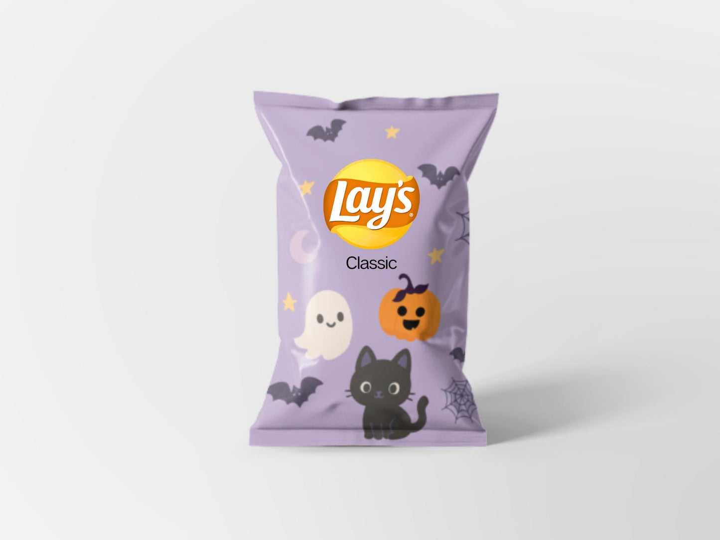 Spooky Halloween Chip Bags - Filled treats