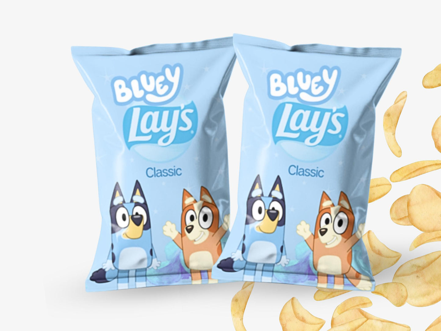 Bluey Chip Bags | Mixed chips