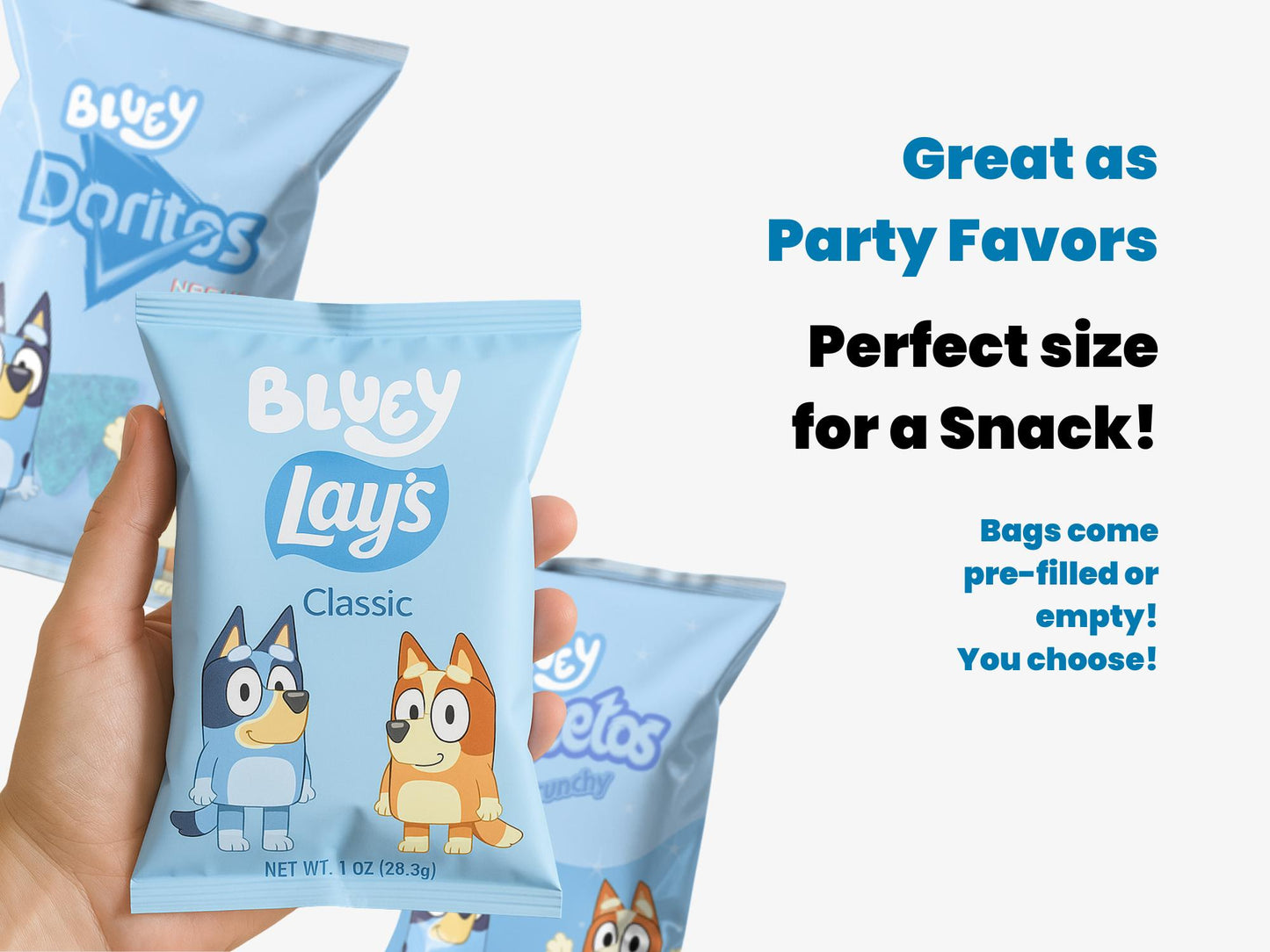 Bluey Chip Bags | Mixed chips