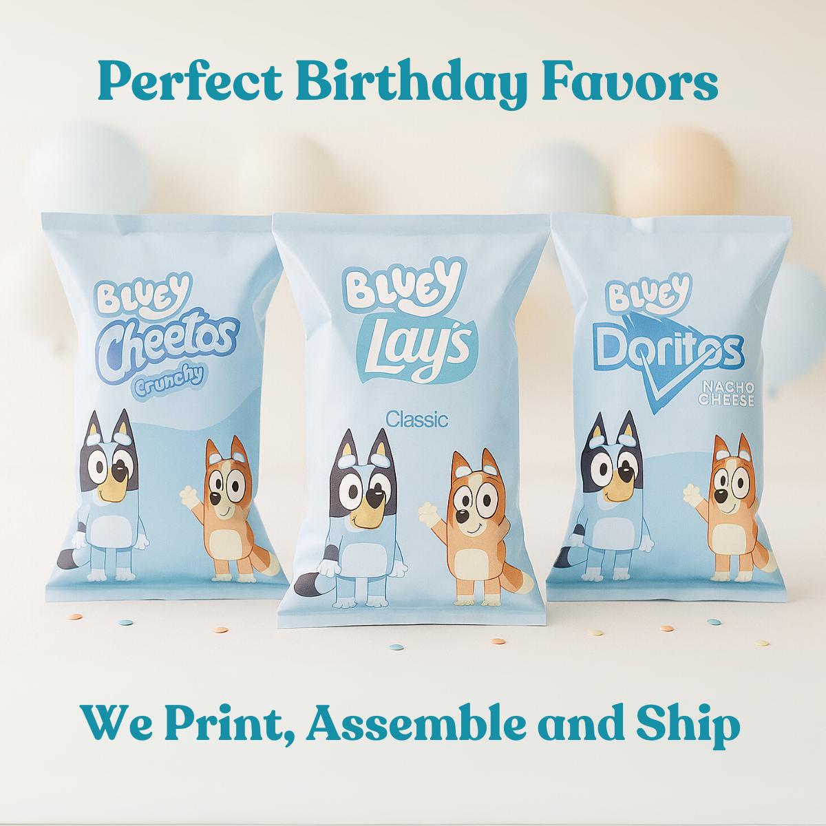 Bluey Chip Bags | Mixed chips