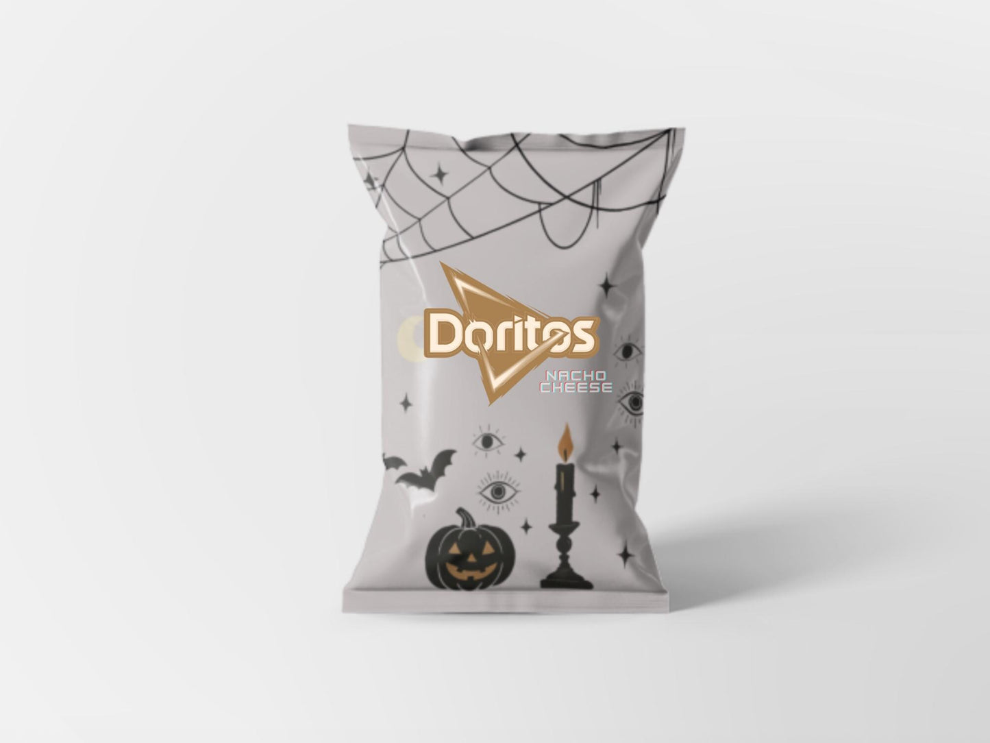 Halloween Goth Chip Bags - Filled treats