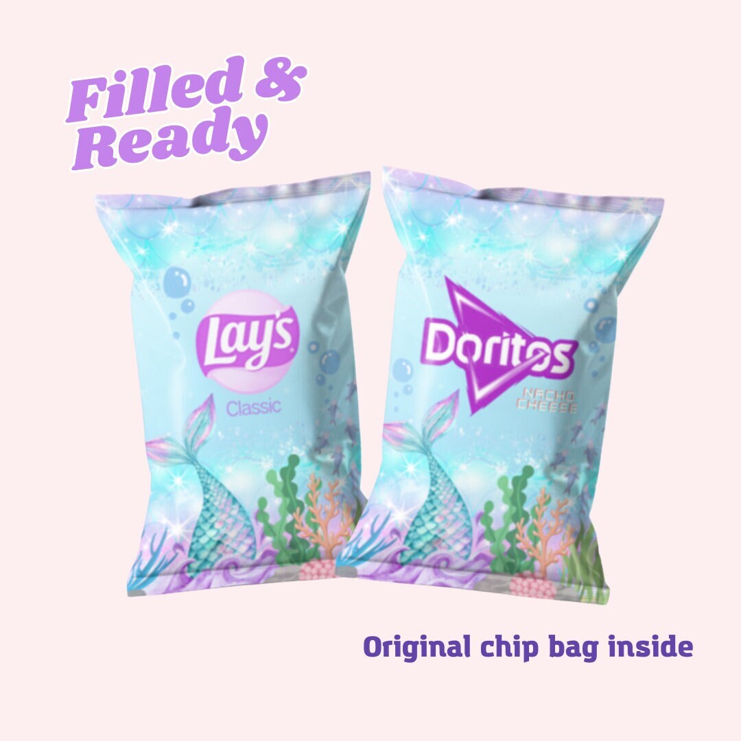 Mermaid Chip Bags | Filled treats