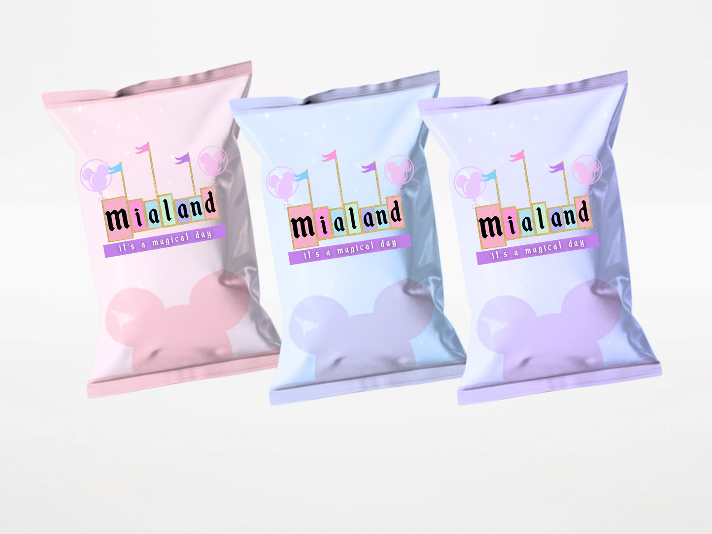 Disneyland Name Chip Bags | Filled treats