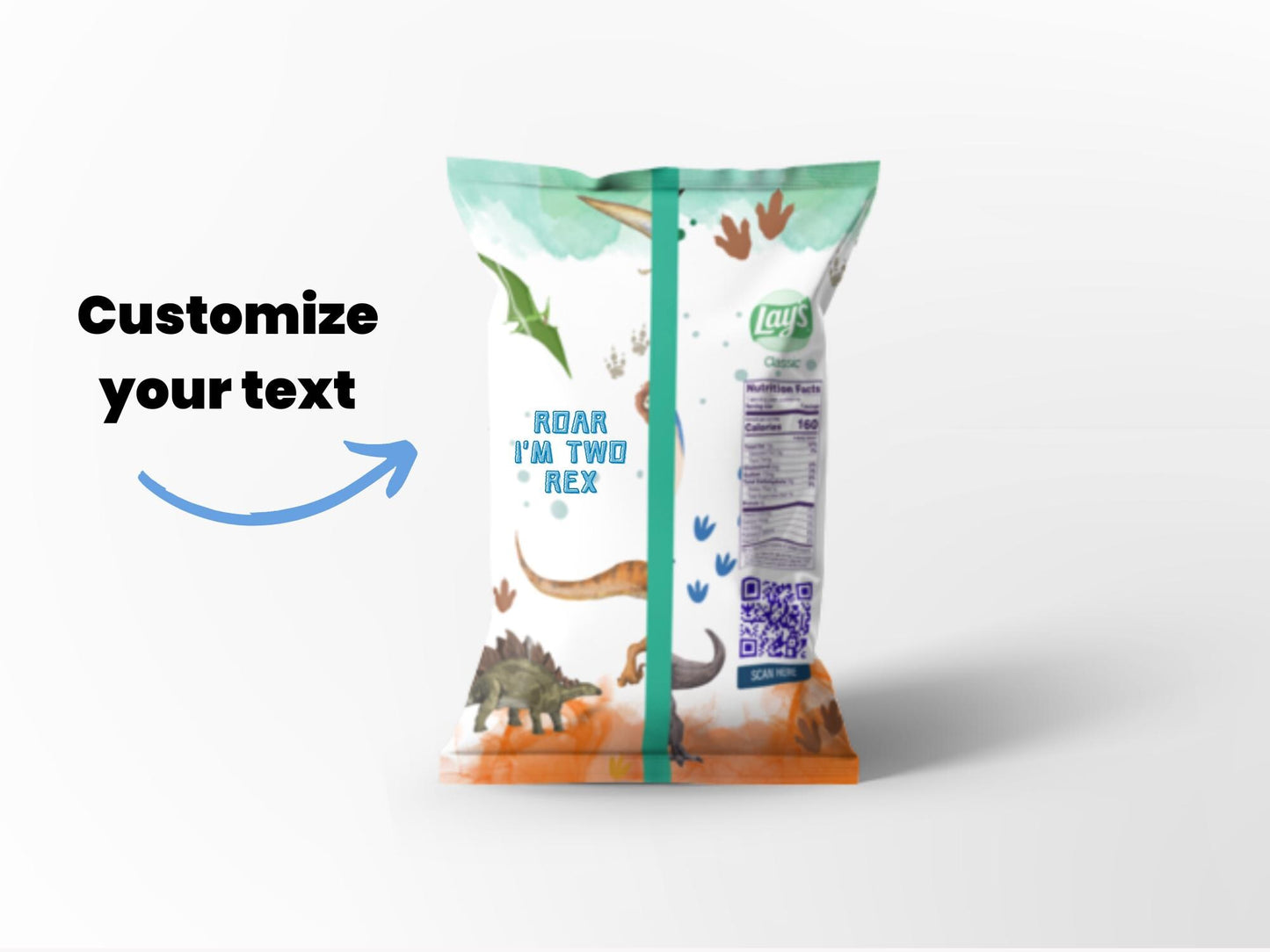 Dinosaur Birthday Chips