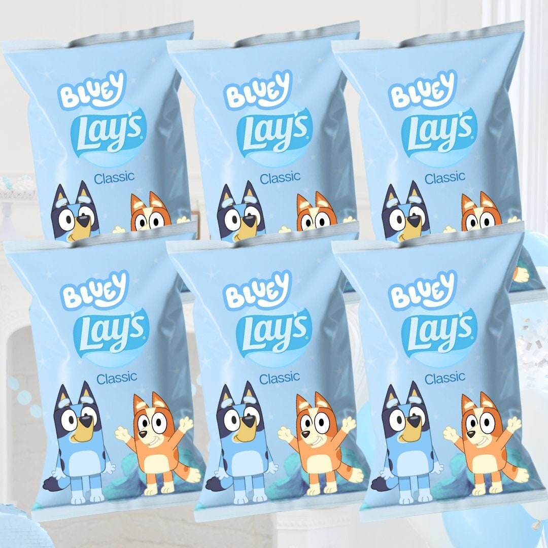 Bluey Chip Bags | Mixed chips