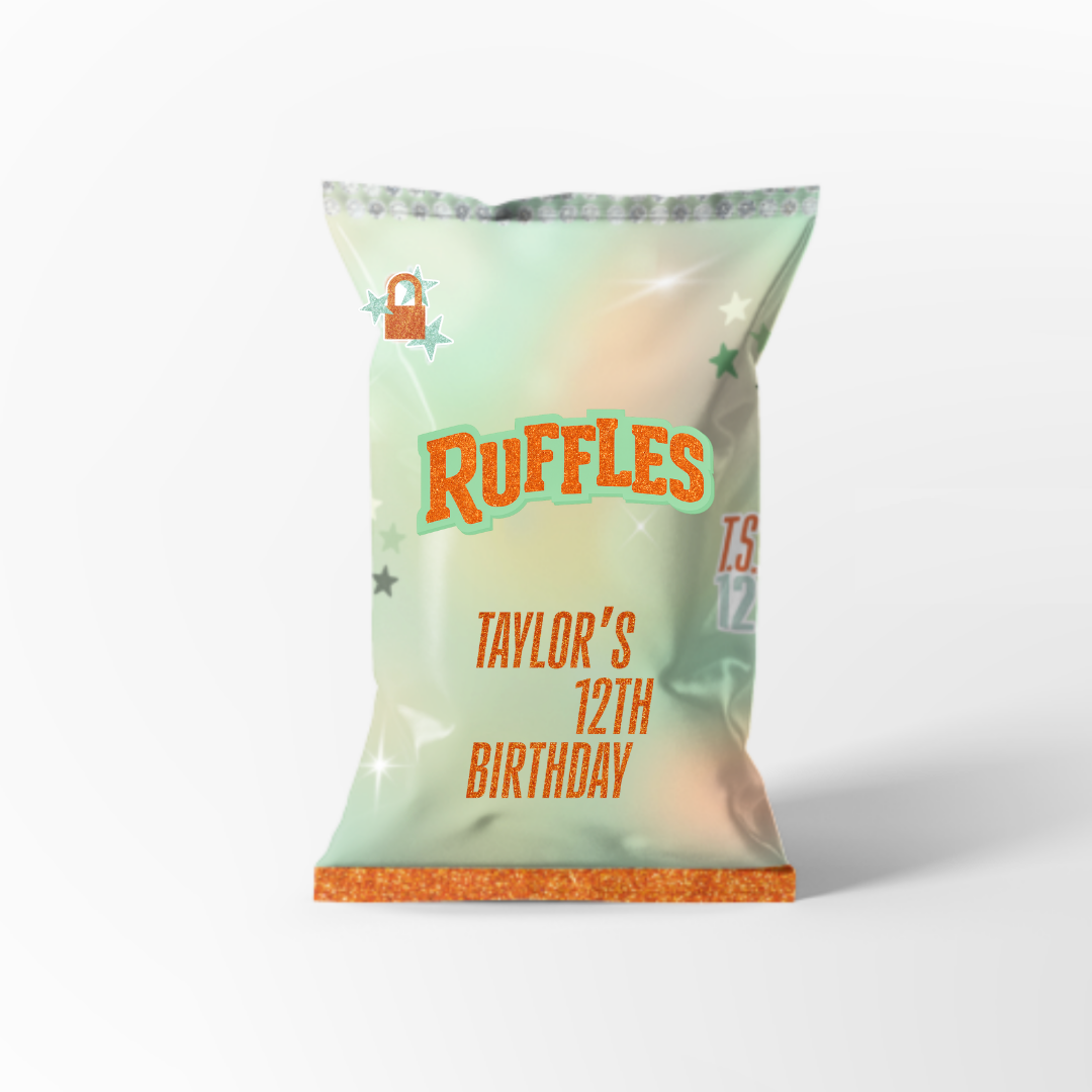 Showgirl Chip Bags | Filled treats