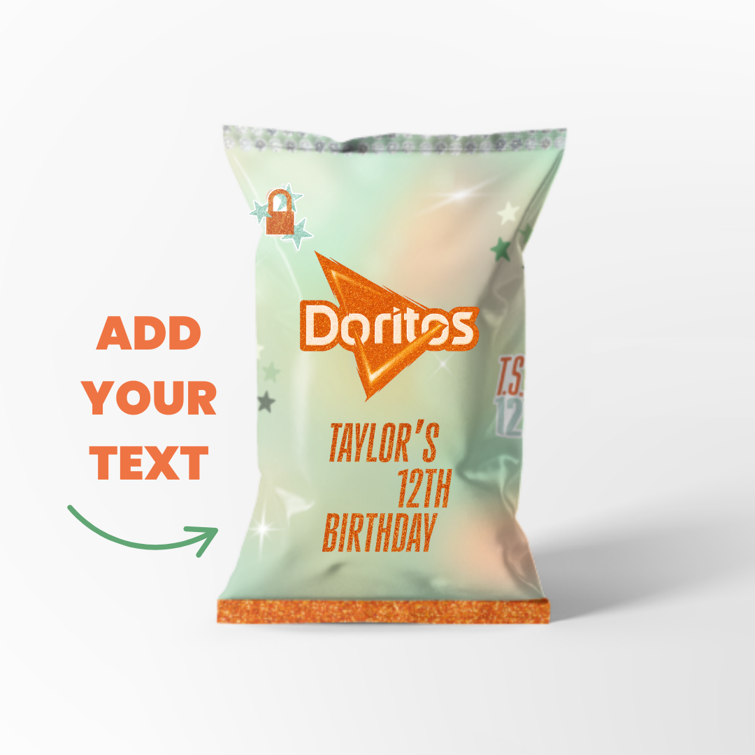 Showgirl Chip Bags | Filled treats