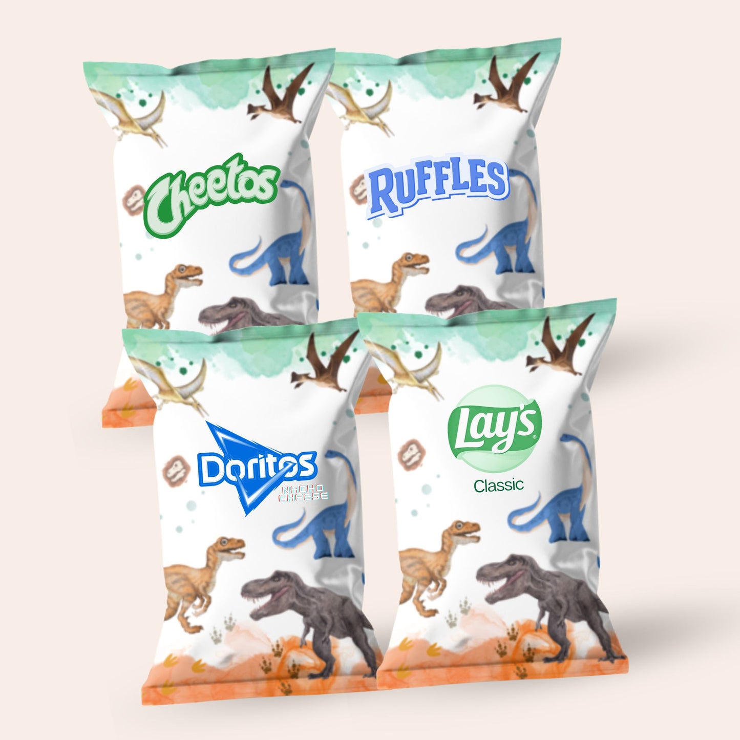 Dinosaur Birthday Chips