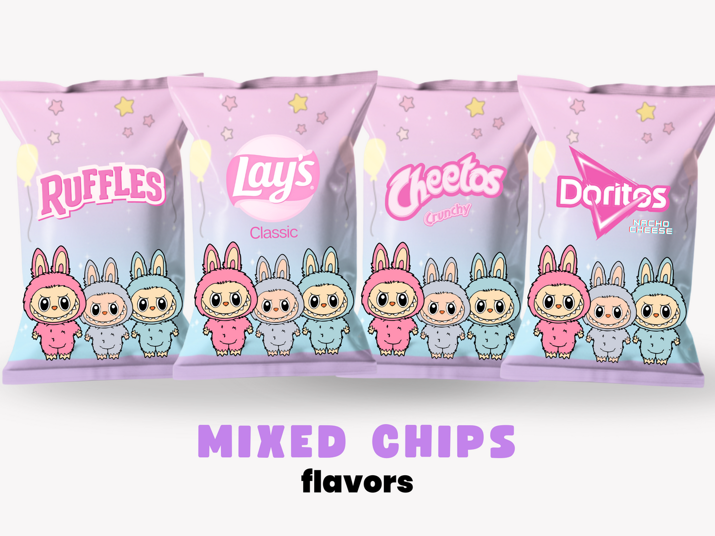 Labubu Chip Bags | Filled treats