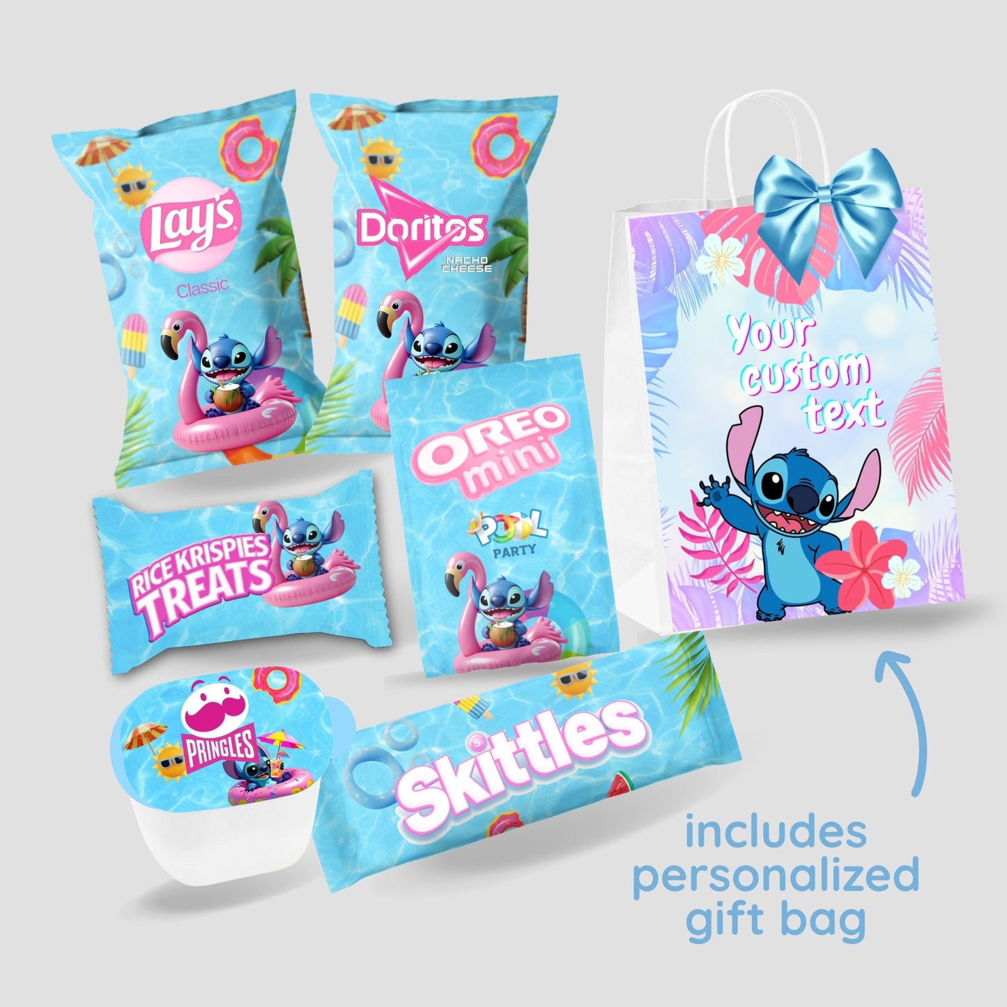 Party Favors Gift Set - Stitch Pool Party