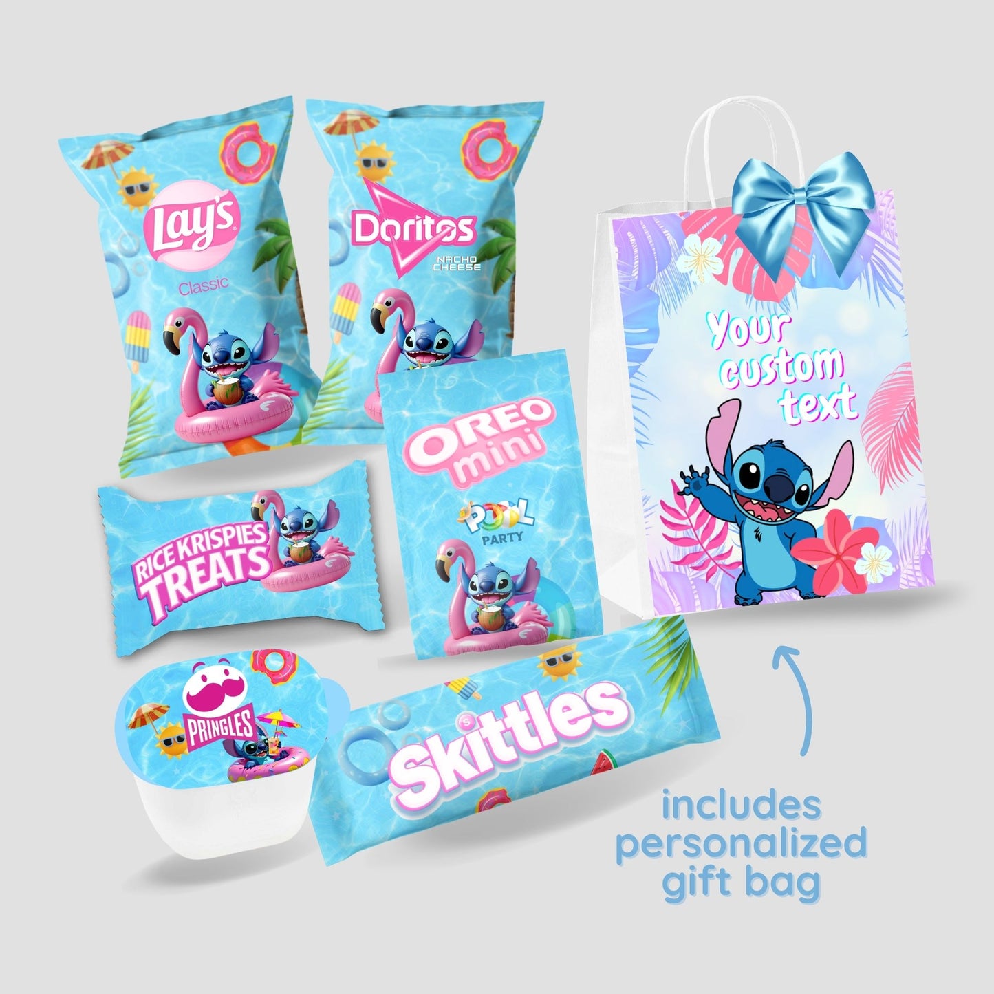 Party Favors Gift Set - Stitch Pool Party