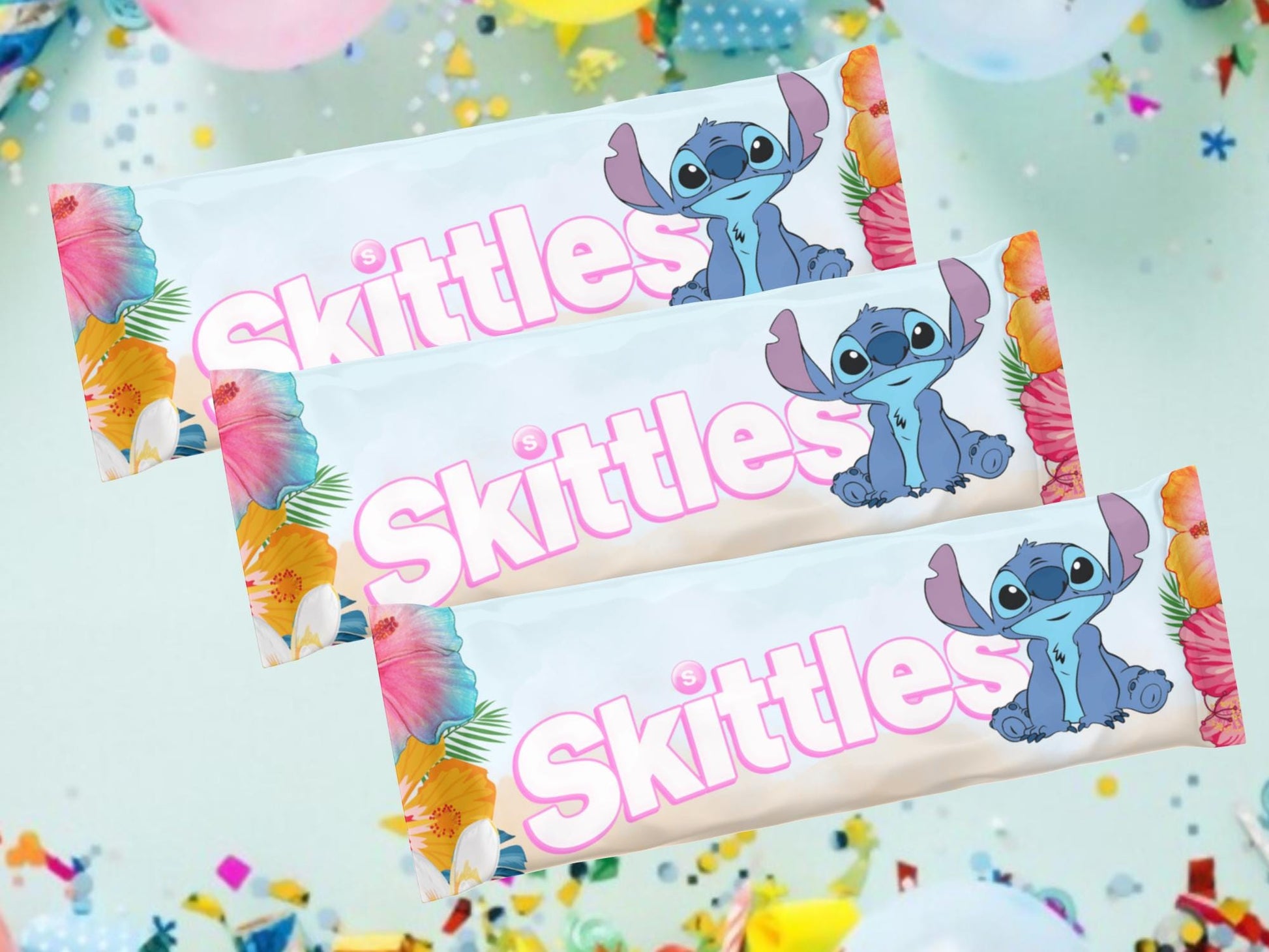 Stitch Skittles Bags Lilo and Stitch Birthday Treats, Stitch Party Favor Bags Birthday Party, Decorations for parties favors for kids