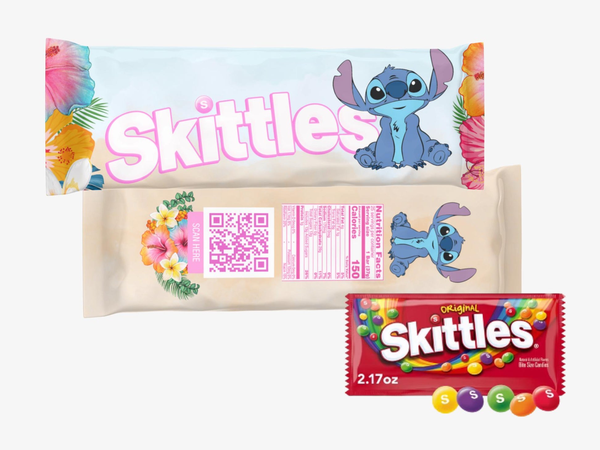 Stitch Skittles Bags Lilo and Stitch Birthday Treats, Stitch Party Favor Bags Birthday Party, Decorations for parties favors for kids