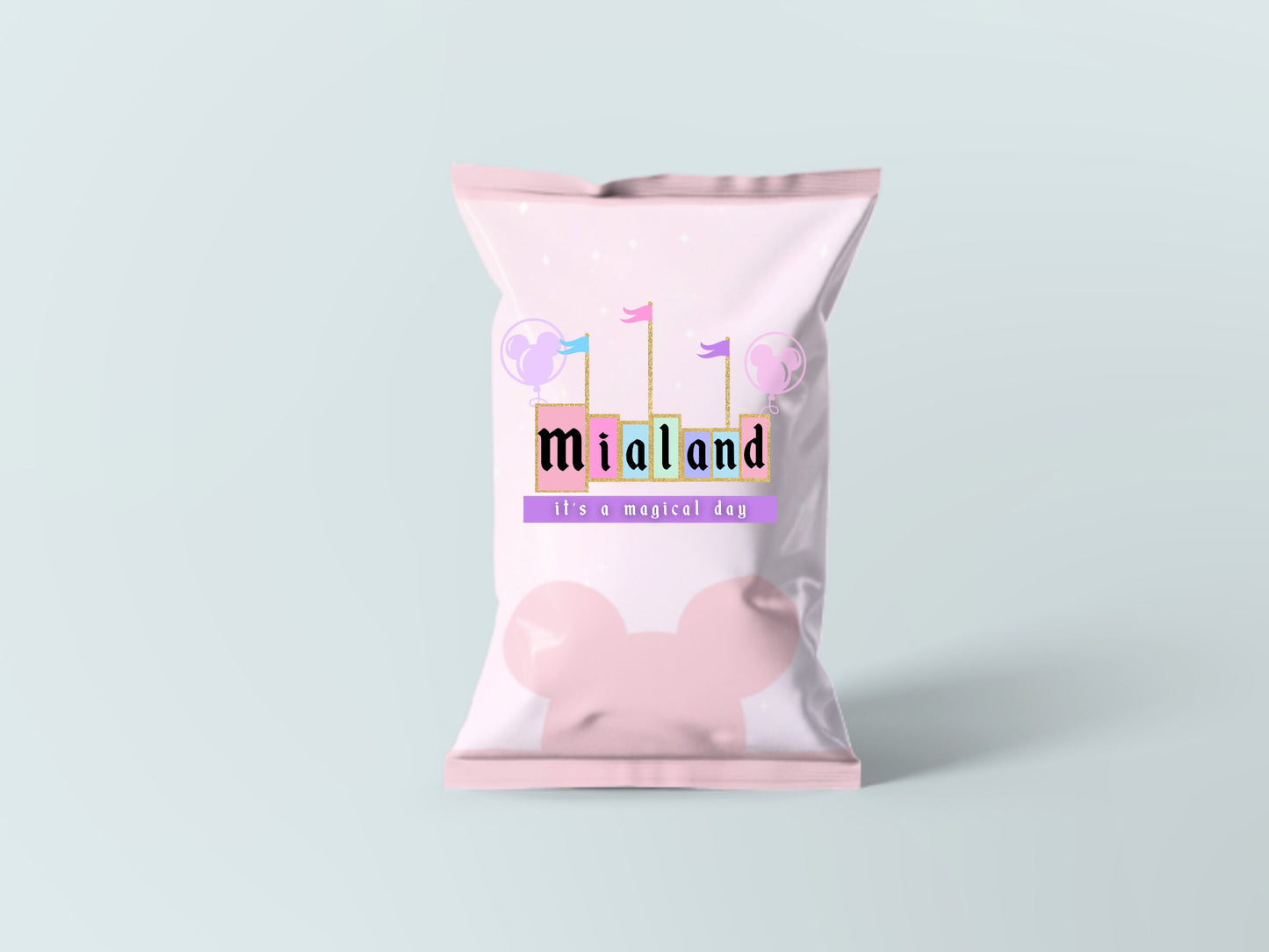Disneyland Name Chip Bags | Filled treats