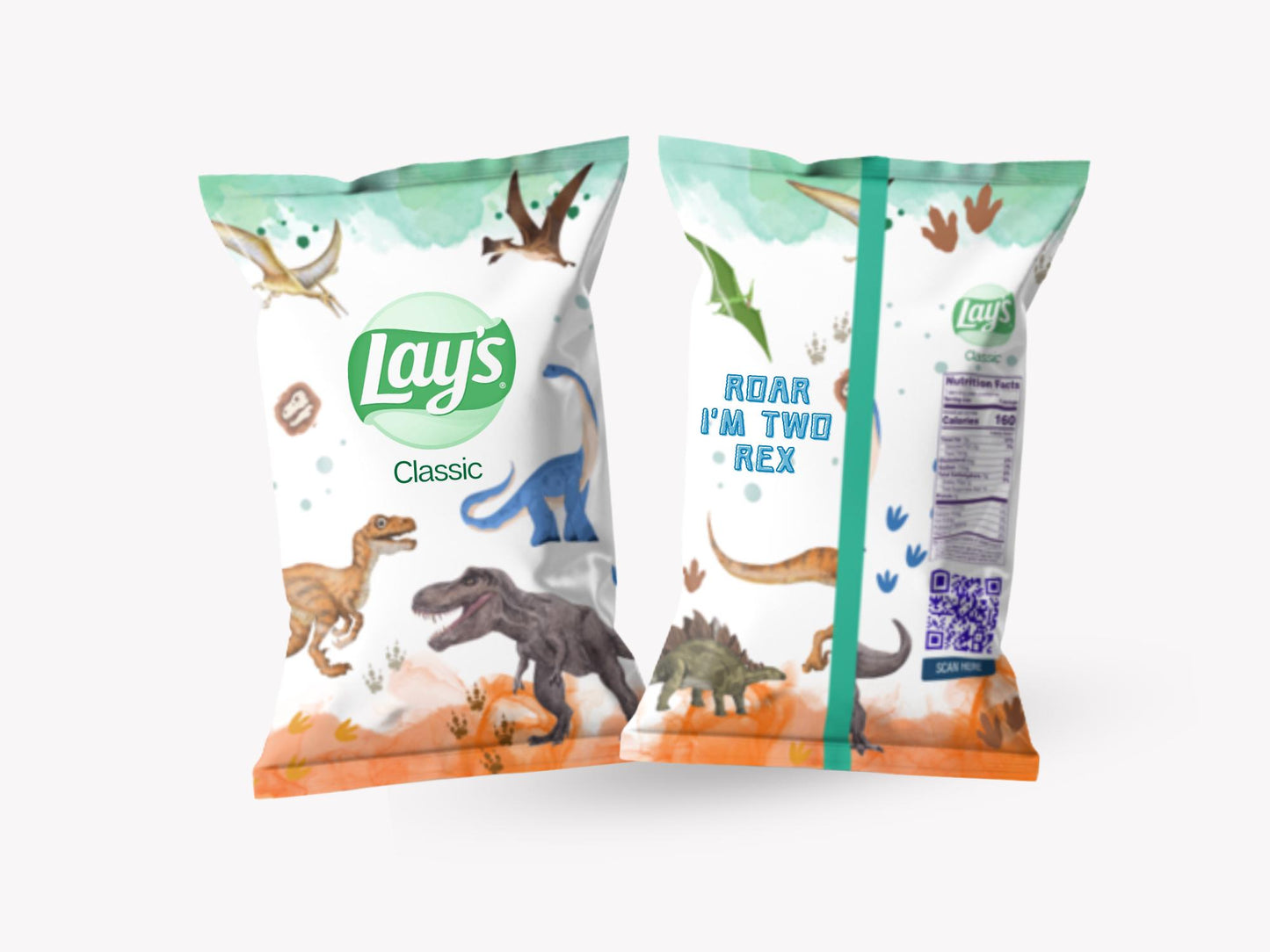 Dinosaur Birthday Chips