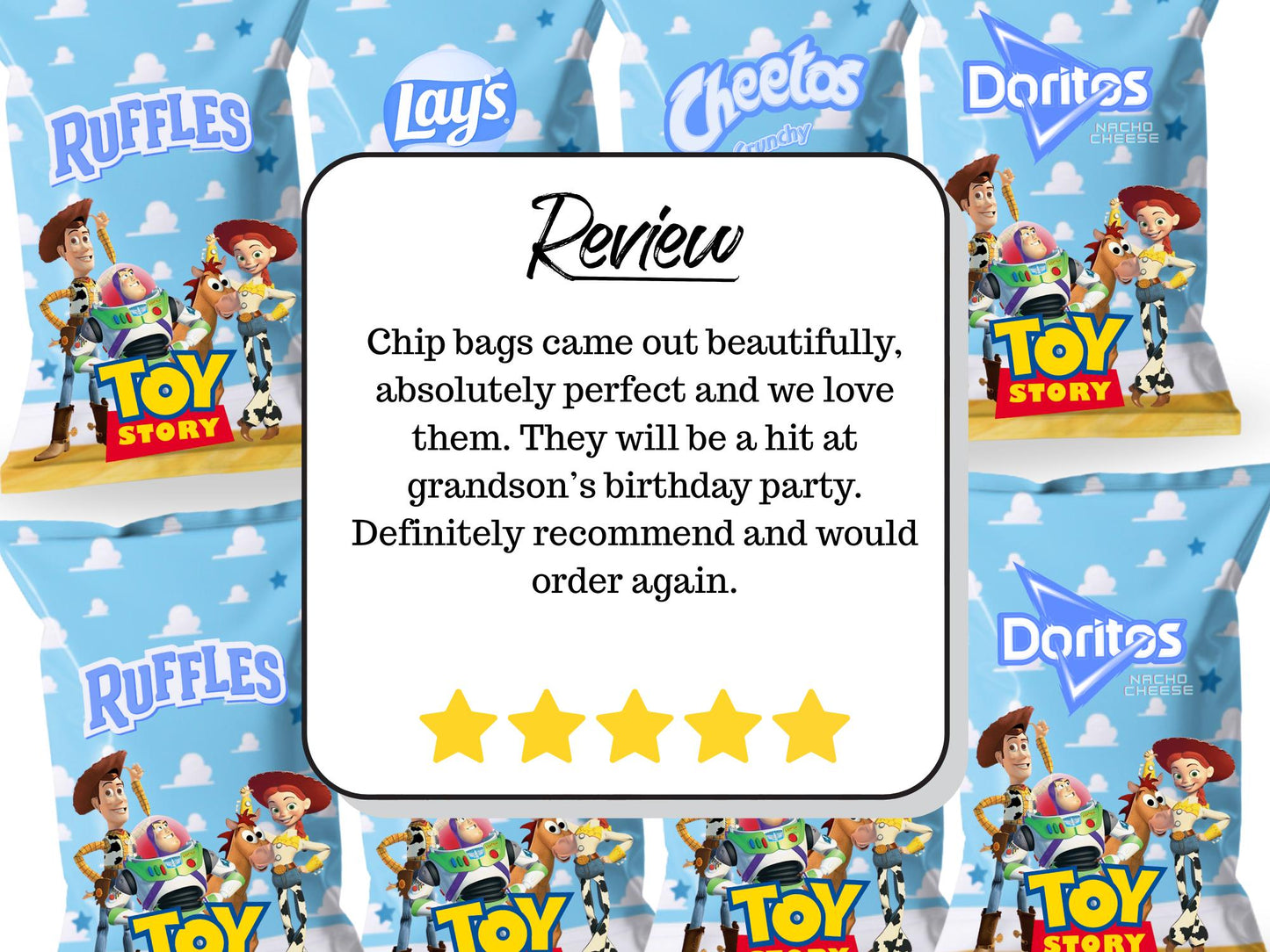 Toy Story Chip Bags | Filled treats