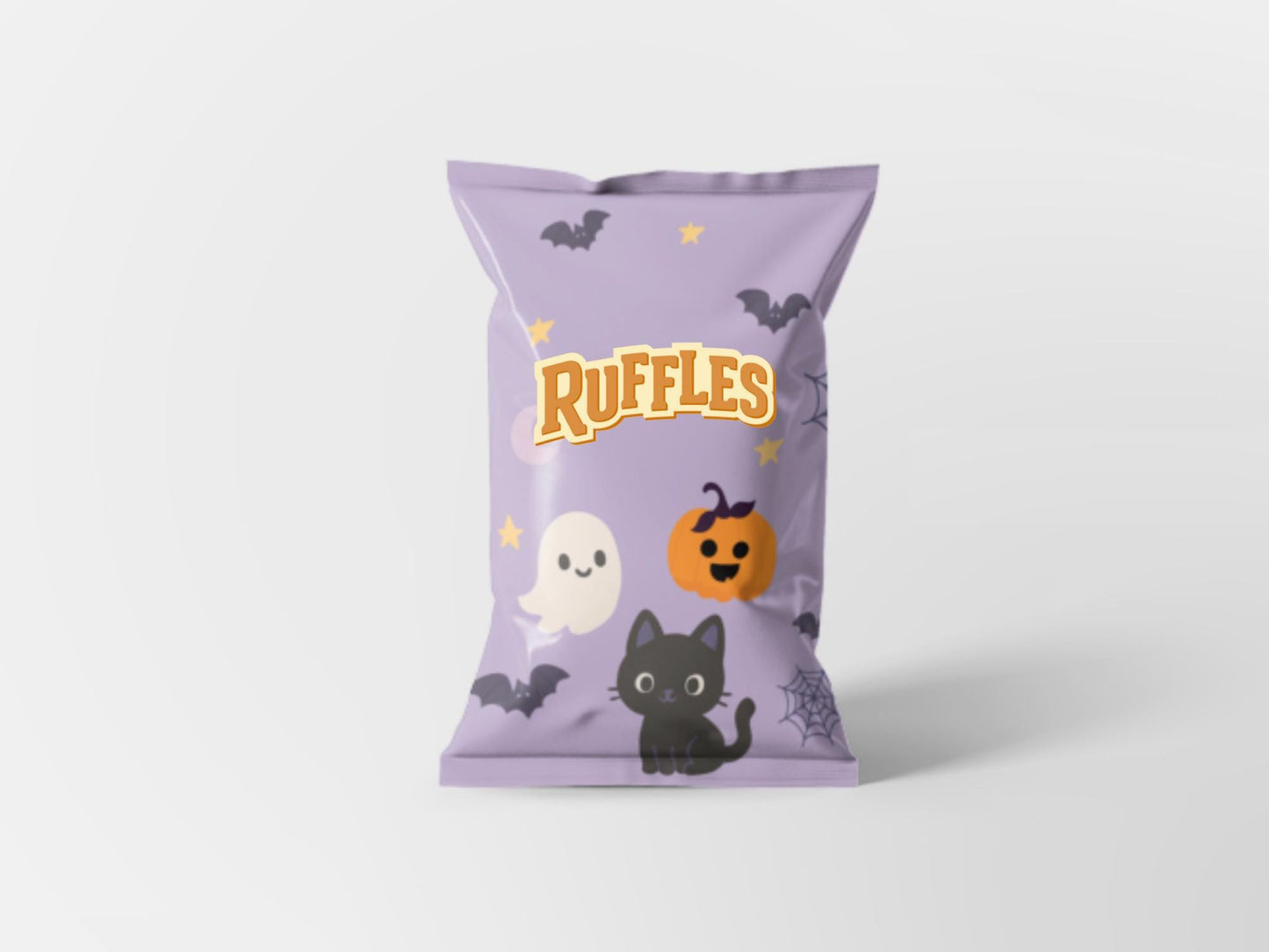 Spooky Halloween Chip Bags - Filled treats