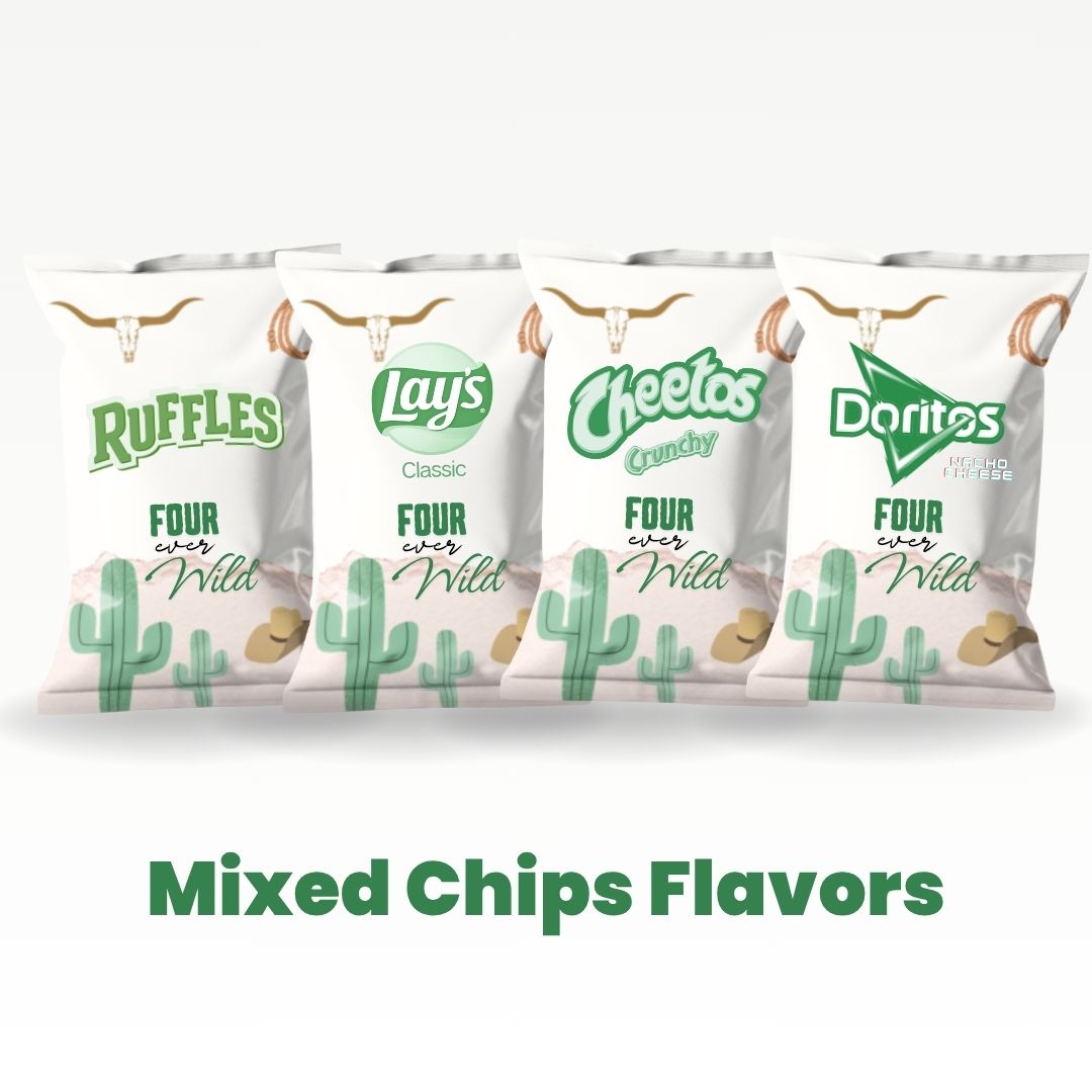 Four Ever Wild Chip Bags | Filled treats