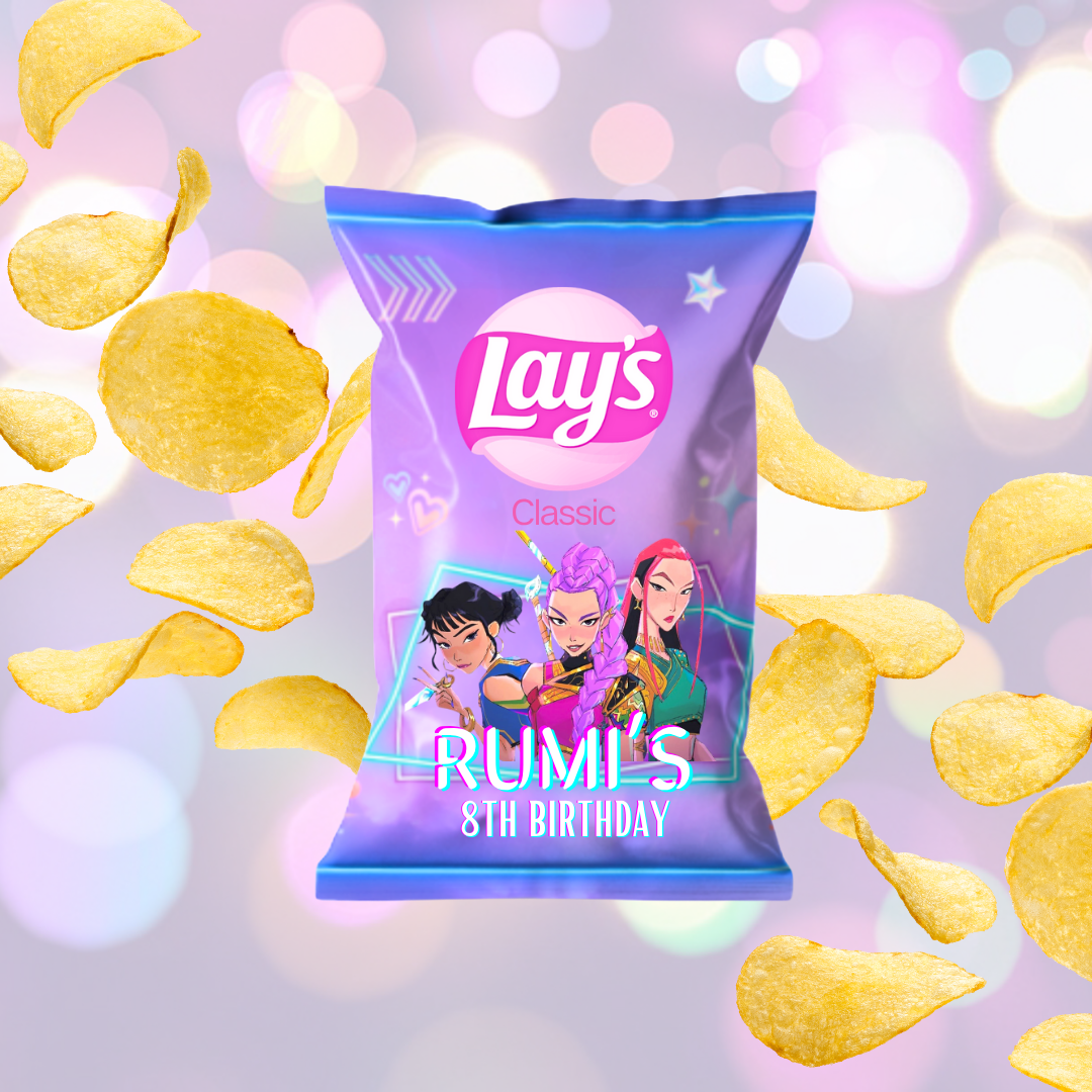 Kpop Demon Chip Bags | Filled treats