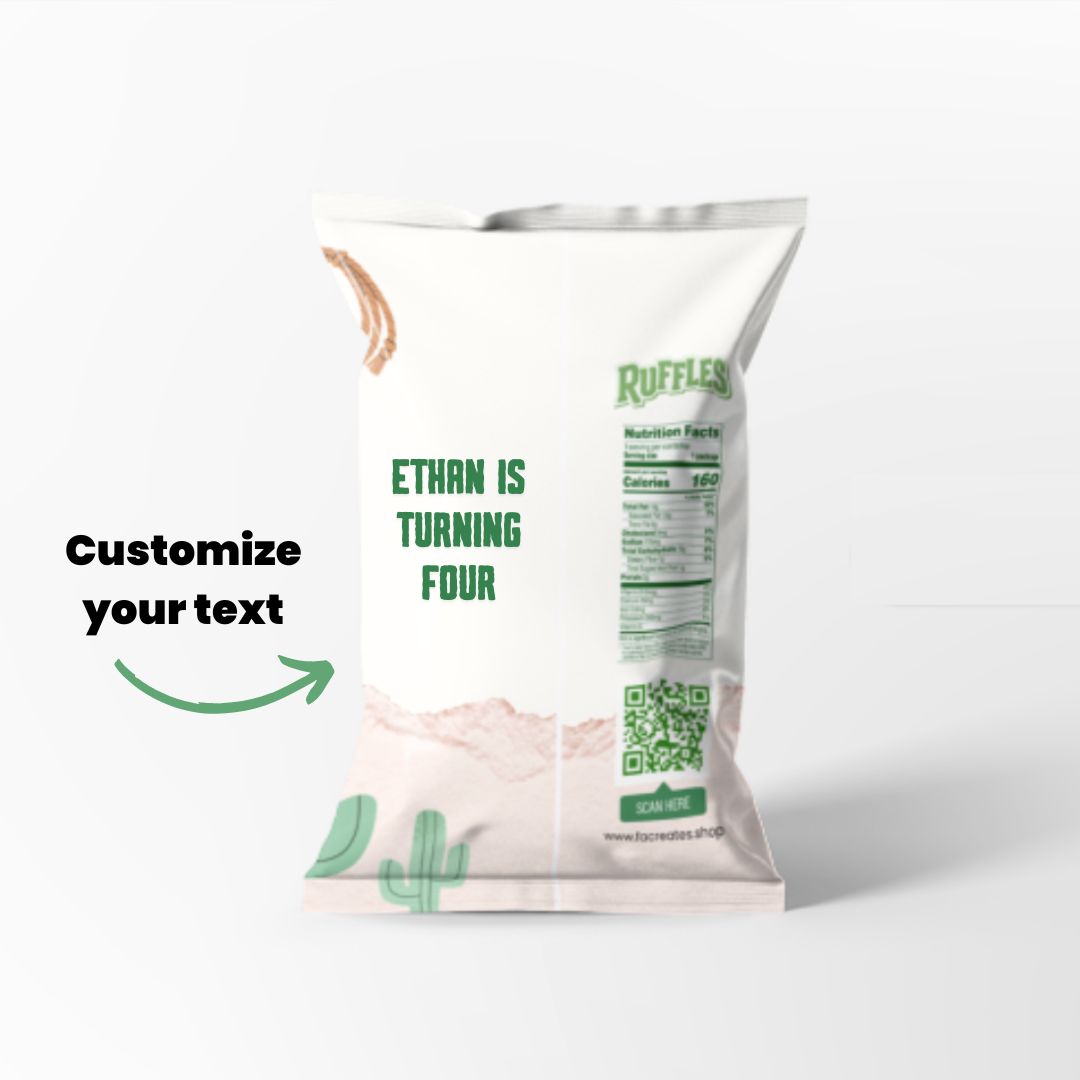 Four Ever Wild Chip Bags | Filled treats