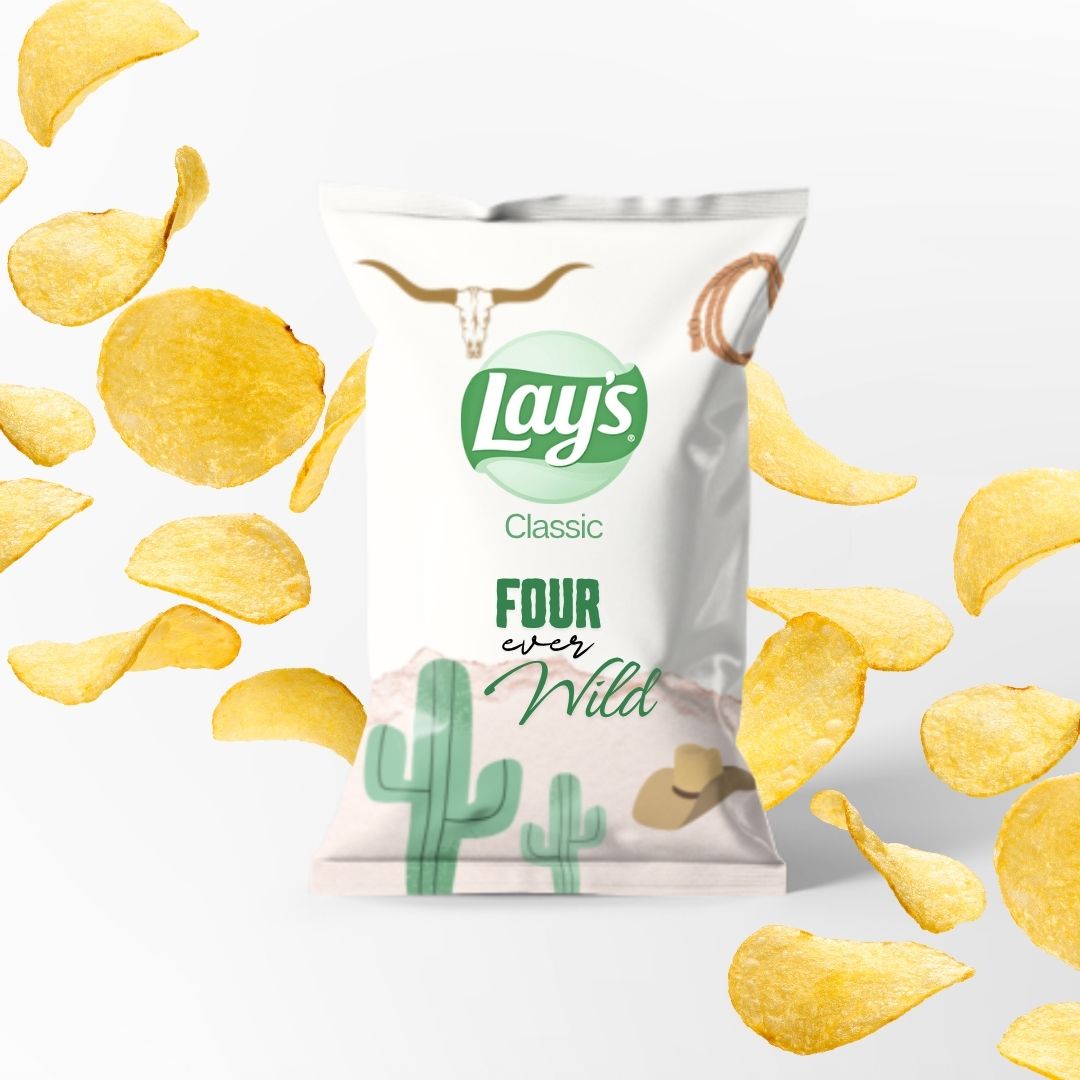 Four Ever Wild Chip Bags | Filled treats